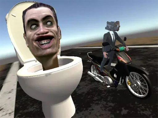 Skibidi Toilet Moto Bike Racing 2 